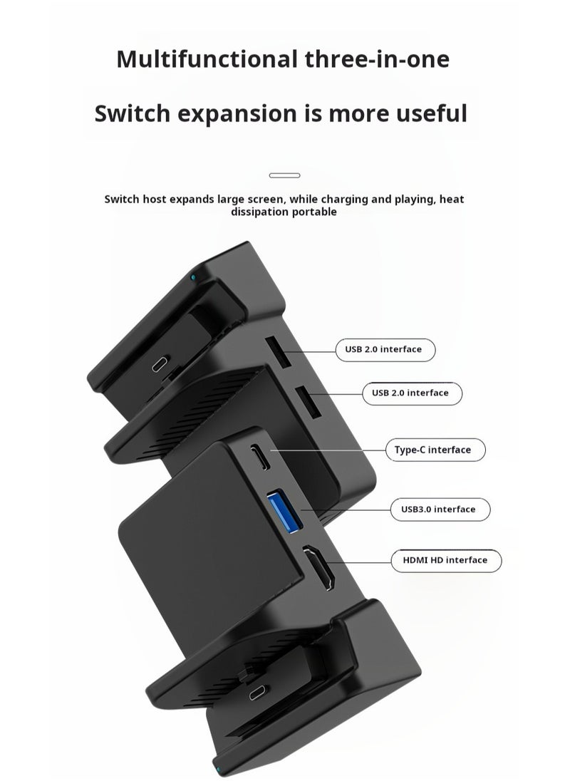 Compatible Charging Dock for Nintendo Switch, Pocket Charging Dock 4K HDMI TV Adapter for Switch Docking Station Charger Dock Set Good Replacement for Official Replacement Charging Dock - pzsku/ZFC1955CFD9589EBBACFAZ/45/_/1722317939/71423da0-72ec-43f3-9602-7120d596add6