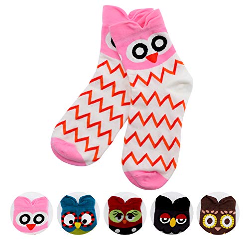Jeasona Women's Owl Socks Owl Gifts for Women Cute Fun Socks - Image 5