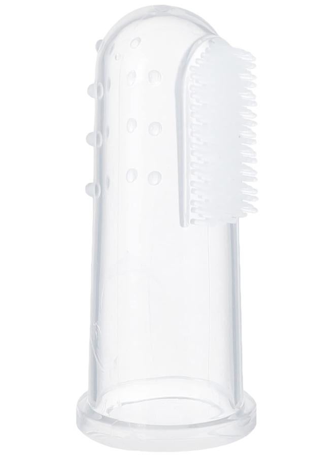 Silicon Finger Brush With Protector Case For Babies - Image 1