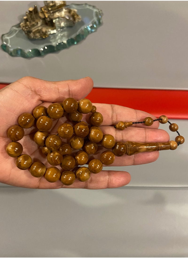 بيرسونال تاتش مسبحة رجالية من خشب الكوك عدد الخرز 33 ومقاس الخرز 11.5mm  - Image 4