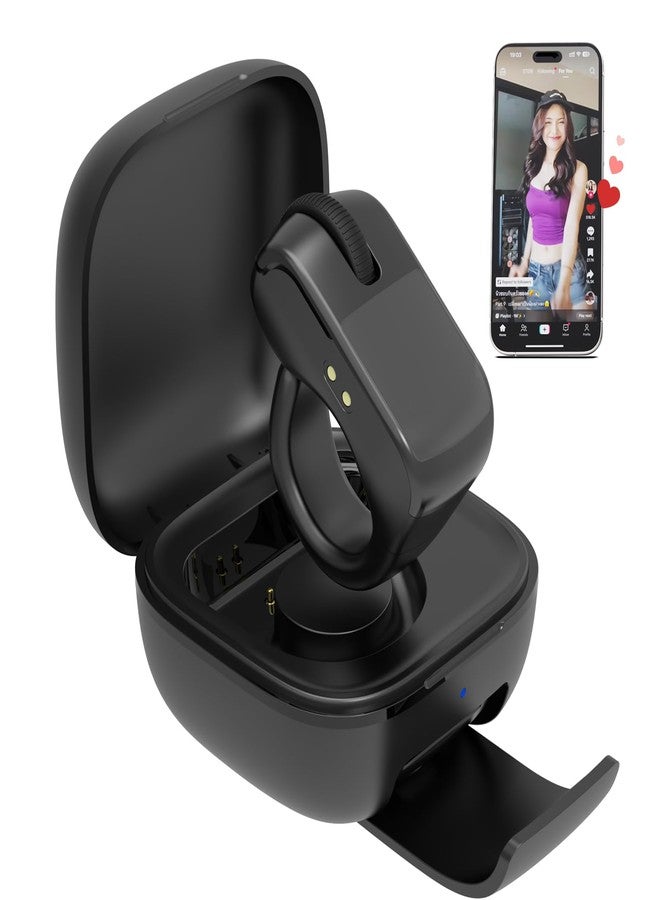 GUVOHUT Remote Control for TikTok with Touchpad, Bluetooth Page Turner for iPad/Kindle App/iPhone/Android (Black) - Image 1