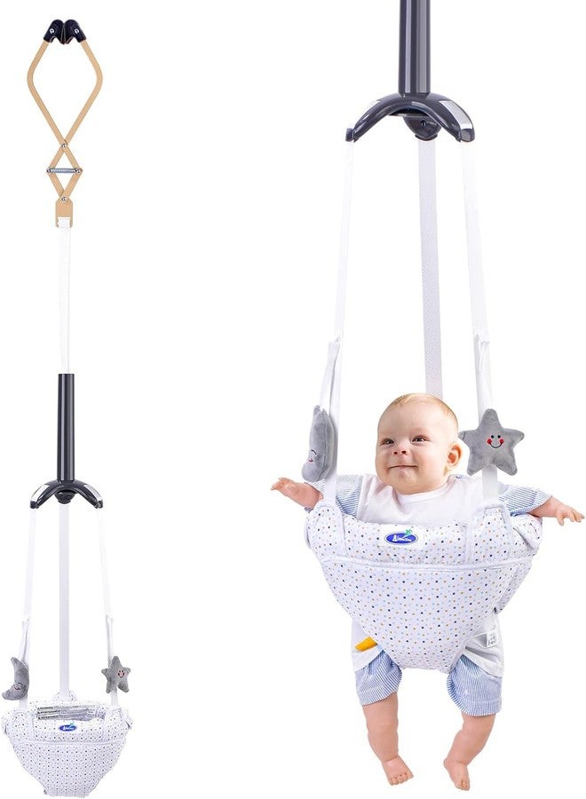 Ritmo Door Jumper, Newborn Portable Doorway Jumper and Bouncer | Bouncy Swing 2 in 1 with Adjustable Strap Swing Swing Jump Up Seat Exercise - Image 3