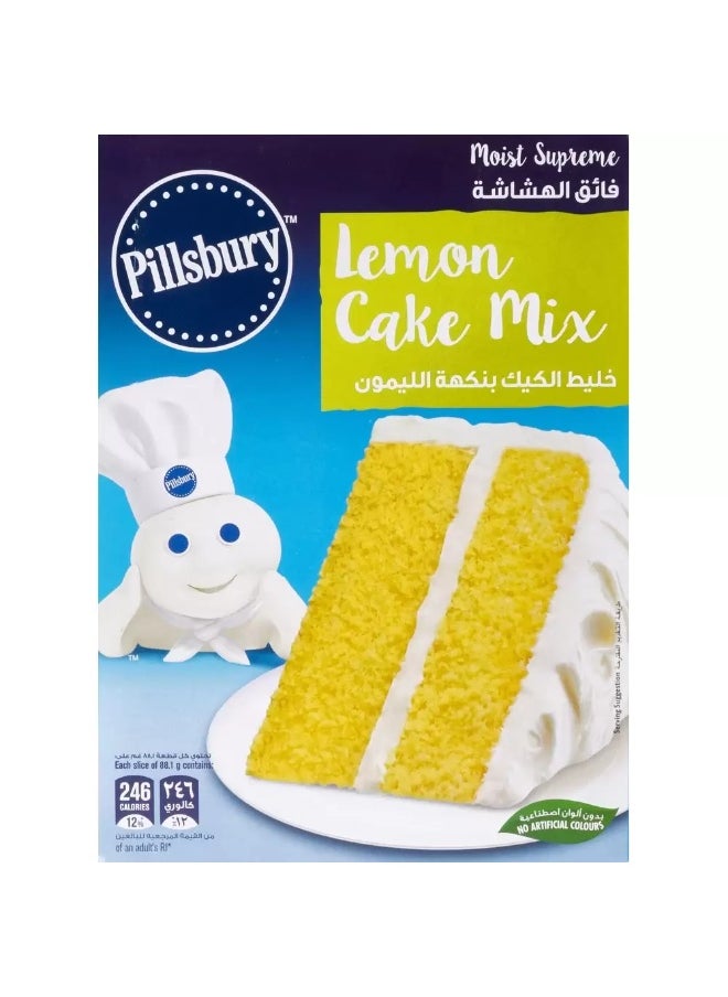 Pillsbury - Pillsbury Moist Supreme Lemon Cake Mix- 485gms - Image 1