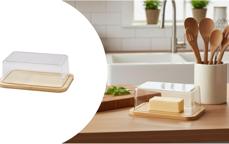 Year round in stock Butter with Lid Wooden Butter Storage Container for Kitchen Countertop or Refrigerator Use Wide usage compatibility Heavy load resistant Long lasting universal build Desert area eligible deliver General standard compliant quality Multiple local stock source N/S/C nationwide deliver Light sturdy raw material Diverse purchase options One piece build Multi-market matching options Single & bulk storage compatible Regional distribution available Leakproof sealed Trusted all-purpose quality Reliable durability All user friendly build Transit damage prevent build Spec upgraded improved quality Light & sturdy Minimal design All-season available stock Varied available picks Global production standard crafted - Image 2