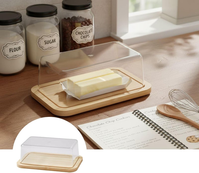 Year round in stock Butter with Lid Wooden Butter Storage Container for Kitchen Countertop or Refrigerator Use Wide usage compatibility Heavy load resistant Long lasting universal build Desert area eligible deliver General standard compliant quality Multiple local stock source N/S/C nationwide deliver Light sturdy raw material Diverse purchase options One piece build Multi-market matching options Single & bulk storage compatible Regional distribution available Leakproof sealed Trusted all-purpose quality Reliable durability All user friendly build Transit damage prevent build Spec upgraded improved quality Light & sturdy Minimal design All-season available stock Varied available picks Global production standard crafted - Image 3