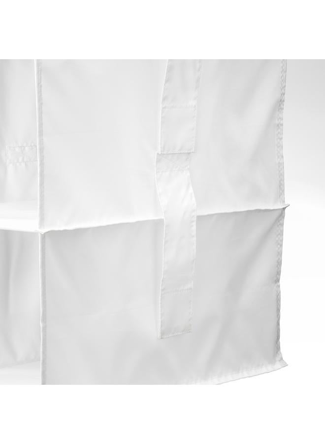 زبون وحدة تخزين بخمسة أقسام، بيضاء، 25×40×98 سم - Image 5