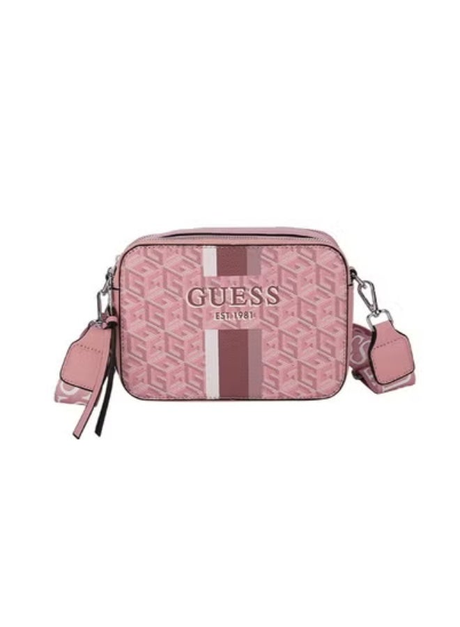 GUESS Fashionable And Simple Printed Cross-body Shoulder Bag Handbag 21*8*14cm  - Image 1