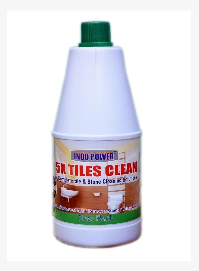 INDOPOWER 5X Tile Cleaner | Ceramic & Tile Cleaner | Multi Surface Cleaner Liquid | Tile Stain Removal | Bathroom & Kitchen Tile Floor Cleaner (500 Ml) - Image 1