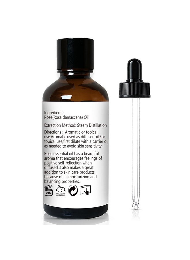gm gumili Rose Essential Oil, Home Fragrance Scent Oil For Diffuser, Skin, Hair, Candle, Soap, Dryer Balls, Laundry 1 Oz/30Ml  - Image 2