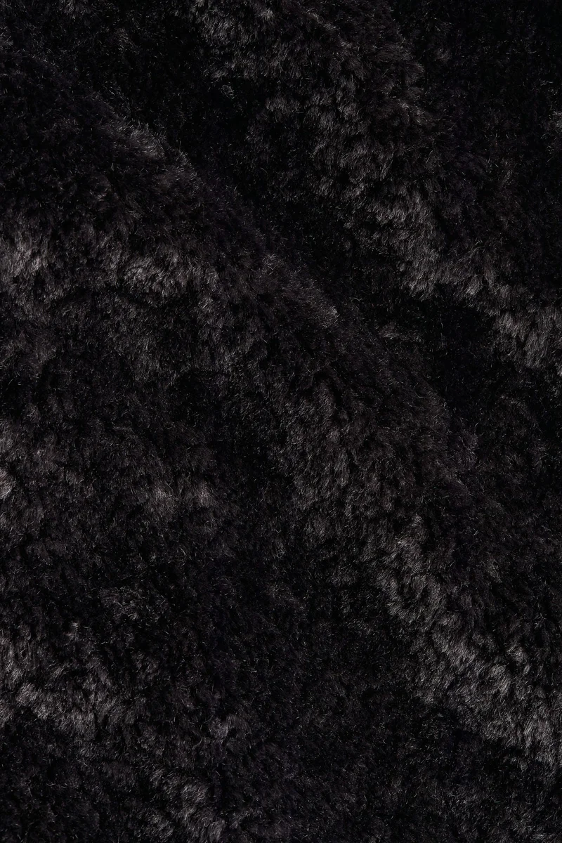 H&M Fluffy Tie-Belt Coat
