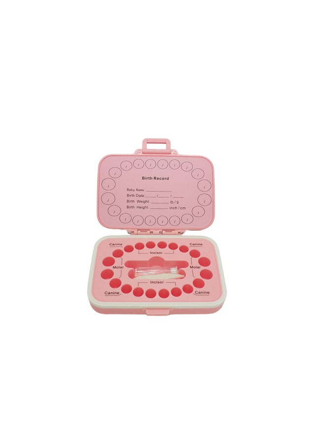 Generic Super Cute Children's Teeth Box All Plastic Teeth Preservation Box Permanent Gift Cartoon Baby Toys-Color:sky Blue-Specifications:Chinese  - Image 4
