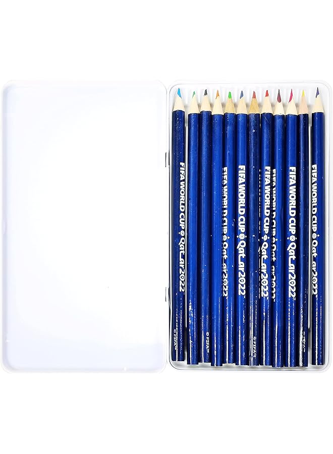 فيفا طقم أقلام رصاص ملونة 2022 كانتري 12 قطعة فرنسا - Image 1