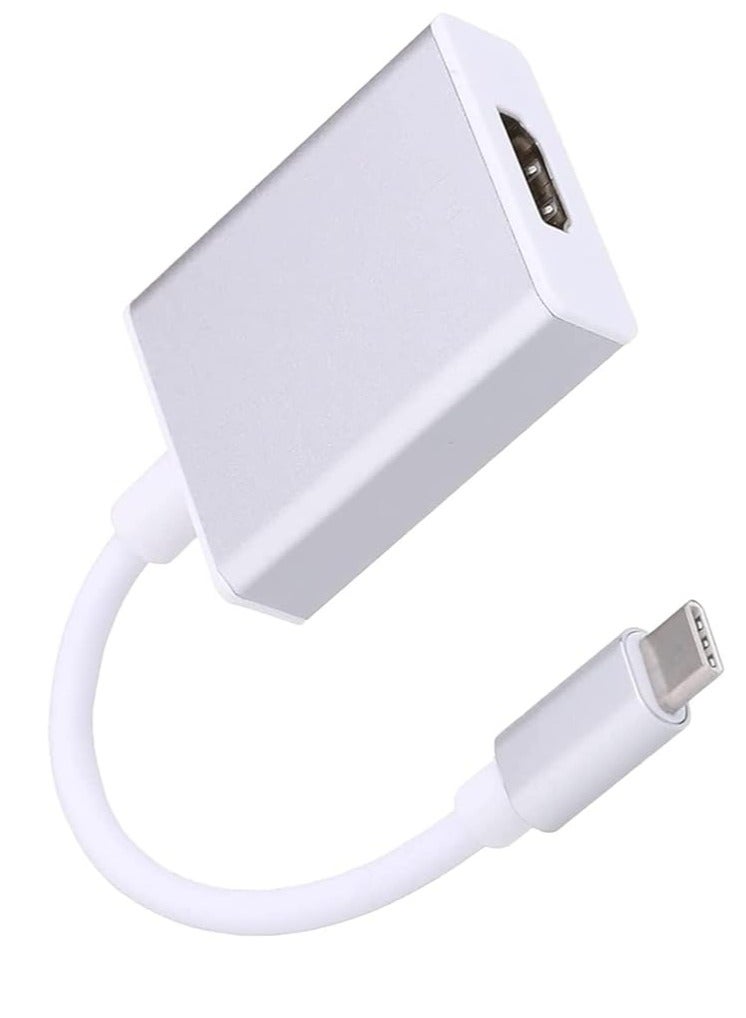 Zonic Z1101 Type C to HDMI 4K UHD Video HDTV 1080P Converter Cable Adapter for laptop/MacBook/Mobile Phone to Display - Aluminium - Image 3