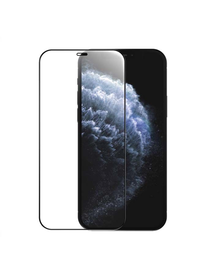 NIBEMINENT Case Cover/Screen Protector And Metal Ring Camera Lens For Apple iPhone 12 Black/Clear - Image 2