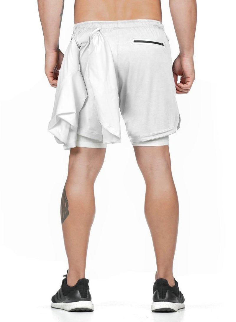 Loquat Men's Beach Shorts Sports Running Shorts Mesh Sports Fitness Shorts  - Image 2