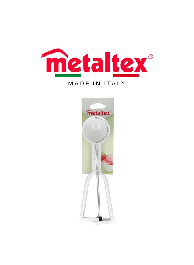Metaltex مغرفة آيس كريم ميتالتكس 55 مم، مغرفة حلوى متينة بمقبض بلاستيكي مريح، مغرفة سهلة الاستخدام للآيس كريم، السوربيه، عجينة البسكويت والحلويات المجمدة - Image 1
