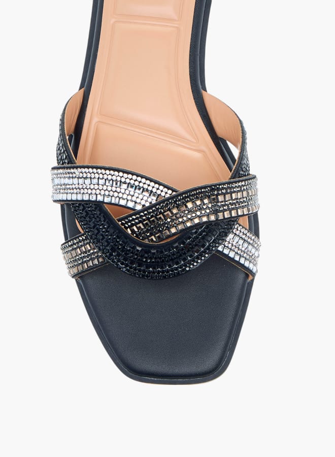 سيليست صنادل نسائية سهلة الارتداء مزينة - Image 4