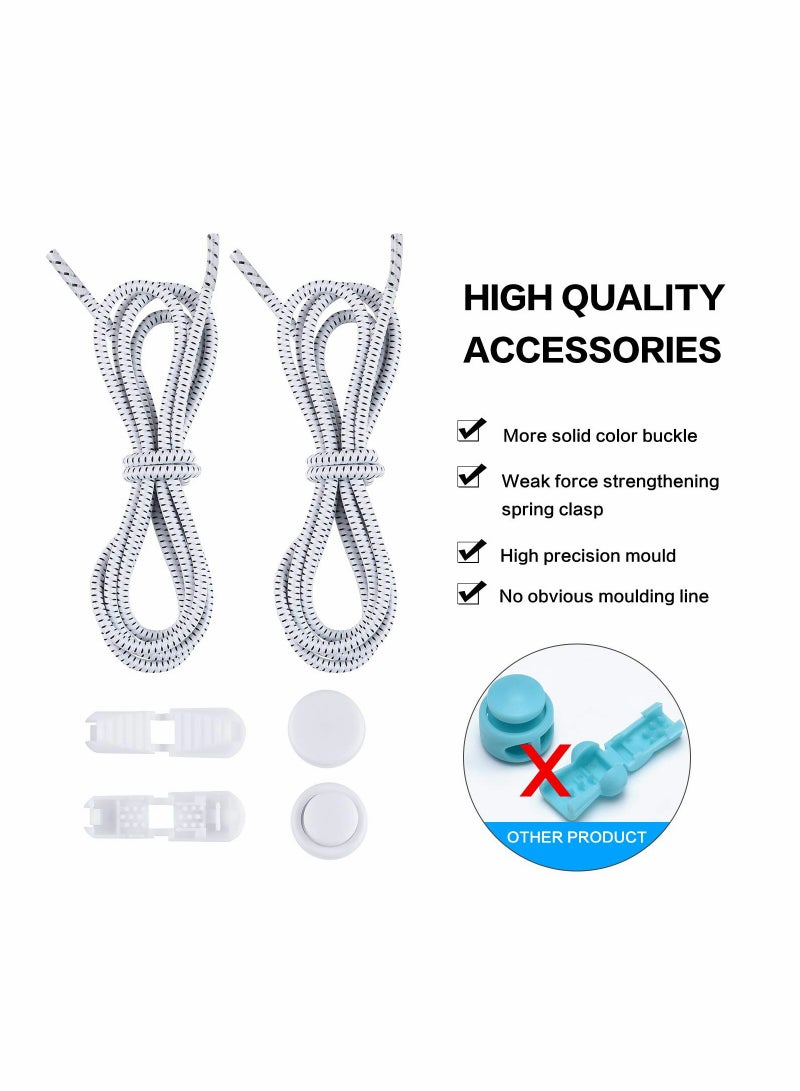 Barakah Elastic No Tie Shoelaces, One Size Fits All Adult and Kids Shoes - Image 4