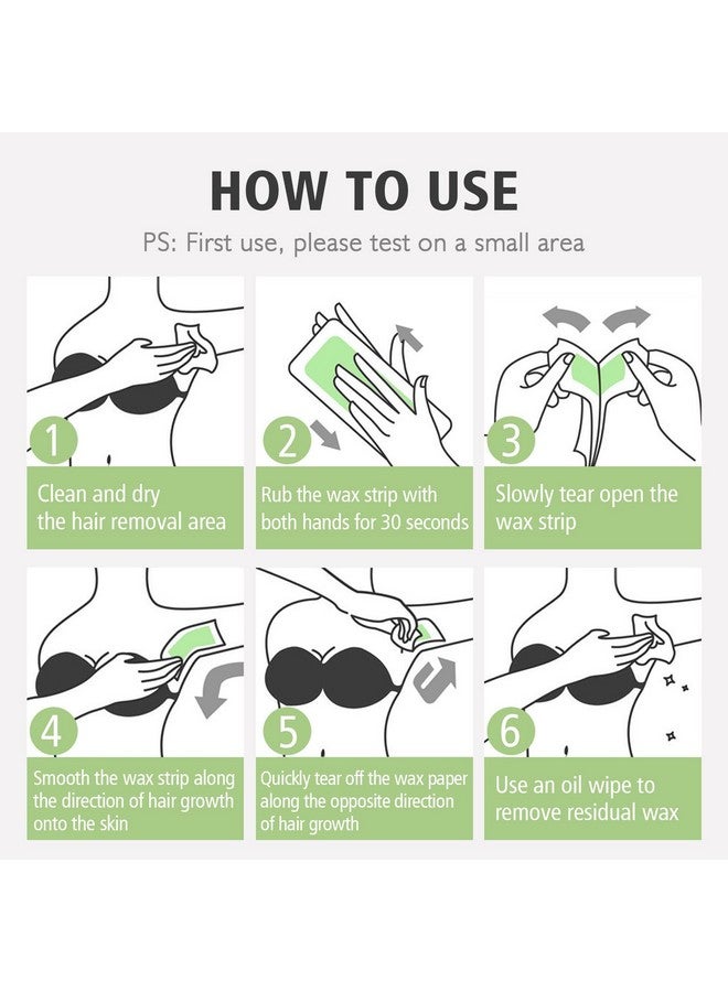 SUMAX Waxing Strips Body Hair Removal 40 Bikini Wax Strips For Women And Men Wax Kit For Hair Removal Brazilian For Face Hands Arms Legs - Image 4