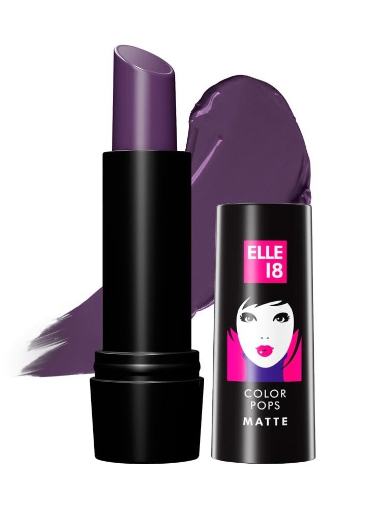 Elle 18 Color Pop Matte Lip Color  W16  Soaked Grape 4.3 g - Image 1