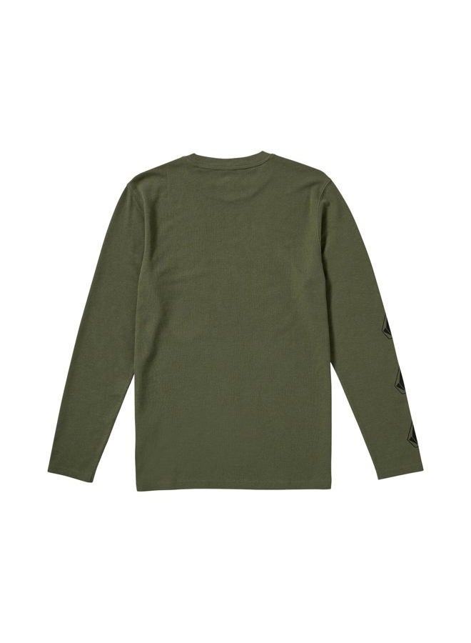 Volcom Men's Nunez Long Sleeve Thermal Shirt, Agave, M - Image 2