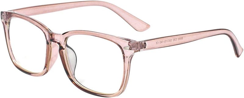 MAXJULI Blue Light Blocking Glasses,Computer Reading/Gaming/TV/Phones Glasses for Women Men(Light Coffee) - Image 2