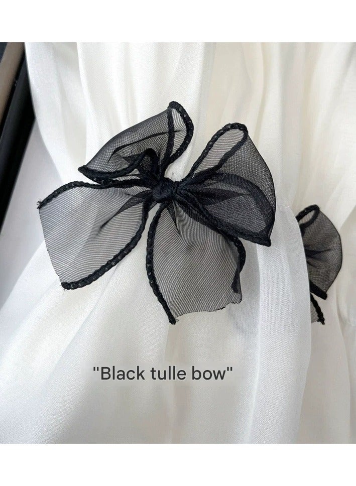 Goolsky 2025 New Butterfly Bow Ice Silk Arm Sleeves for Women – UV Protection Sun Gloves, Summer Cooling Anti-UV Hand Covers - Image 3