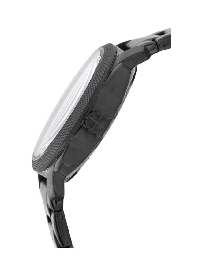 فوسيل ساعة يد ماشين بعقارب مقاومة للماء طراز FS4774 - مقاس 42 مم - لون أسود رجال - Image 3