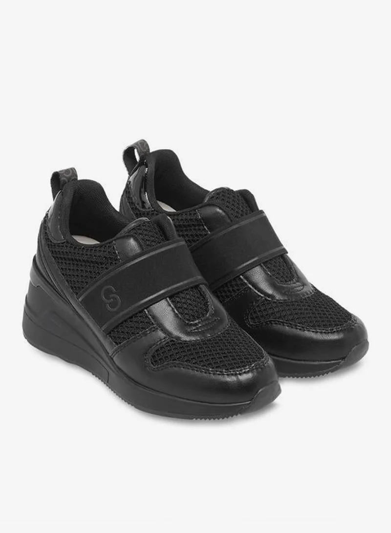 Wedge Heel Ankle School Sneakers
