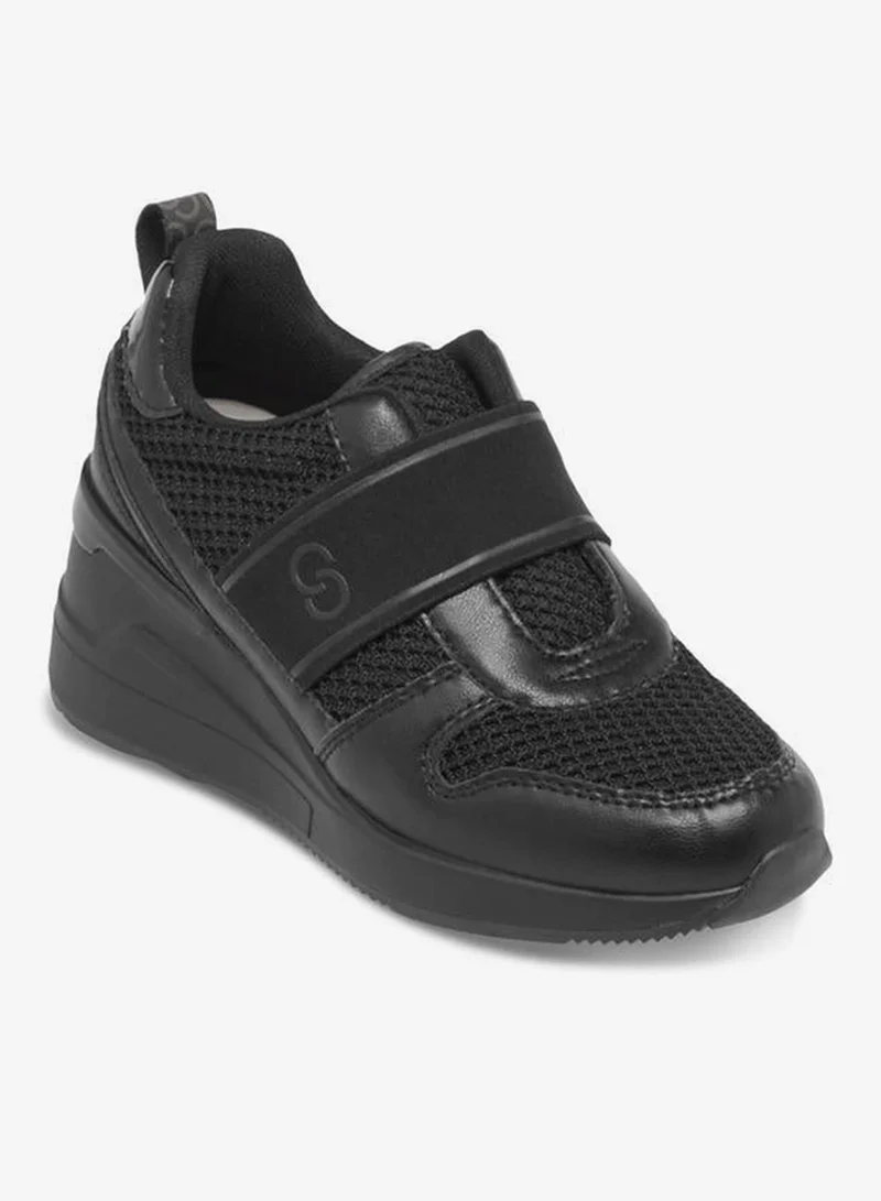 Celeste Wedge Heel Ankle School Sneakers