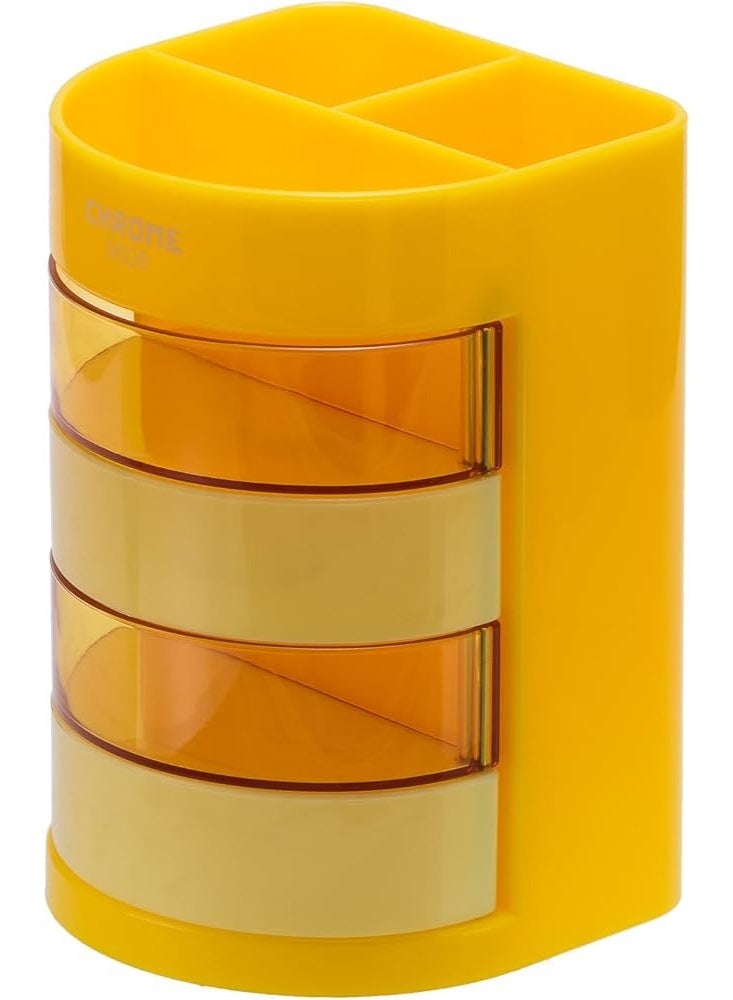 chrome Desk Director Pen Stand 9608 - Image 4