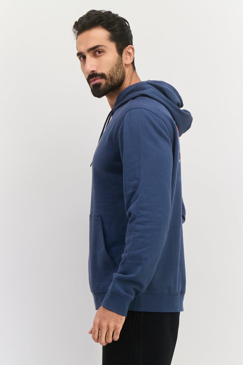 Hurley Men Sportswear Fit Long Sleeve Training Fleece Sweatshirt, Slate Grey  - Image 2