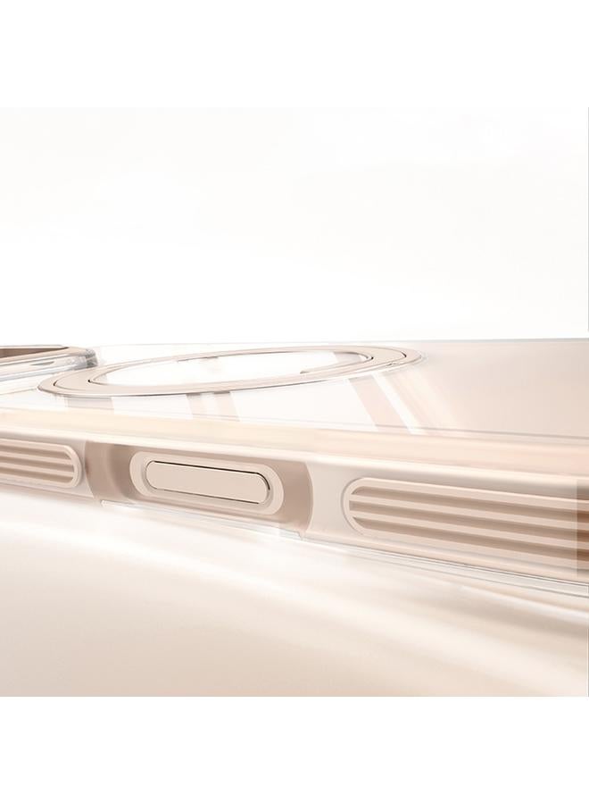 S-TOP Case For iPhone 16 Pro Max Gear Plating PC 360 Ring Holder Magsafe Phone Case - Image 4