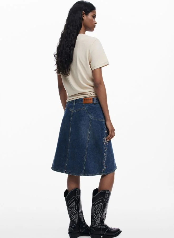 DESIGUAL Studded Logo T-Shirt
