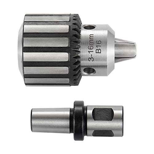 Eumtenr HD Chuck HEAVY DUTY 5/8" (16mm) Magnetic Drill Chuck with 3/4" Weldon Shank Adapter Key Type Chuck Converter Tool for Drill Press (B16) - Image 3