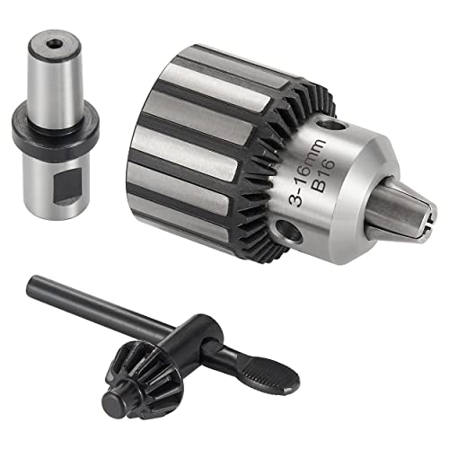 Eumtenr HD Chuck HEAVY DUTY 5/8" (16mm) Magnetic Drill Chuck with 3/4" Weldon Shank Adapter Key Type Chuck Converter Tool for Drill Press (B16) - Image 2
