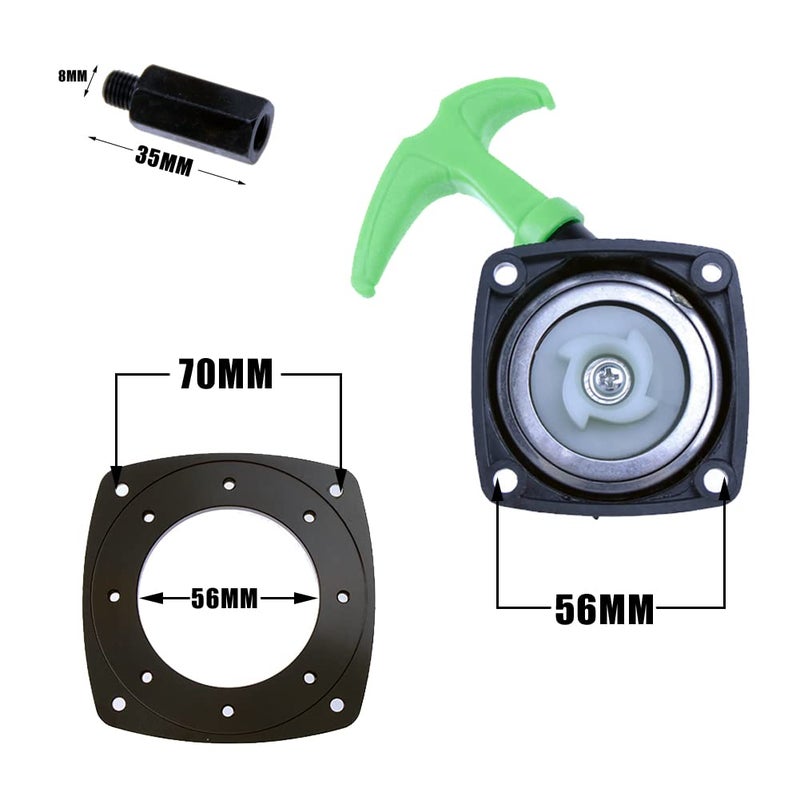 FLMLF بدء تشغيل محرك FLMLF Starter Easy سحب السحب لـ Zenoah CY 23CC 26CC 29CC و ROVAN 23-30.5CC Engine (أخضر) - Image 5