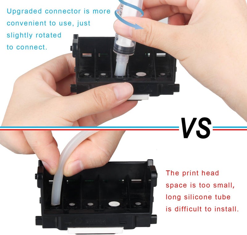 TBTeek Inkjet Print Head Cleaner for 902 564XL Ink Cartridges Work with Officejet 6950 6954 6962 6960 6961 6515 6512 Photosmart C410A D7560 Printer Cleaning Kit - 100 ml - Image 4