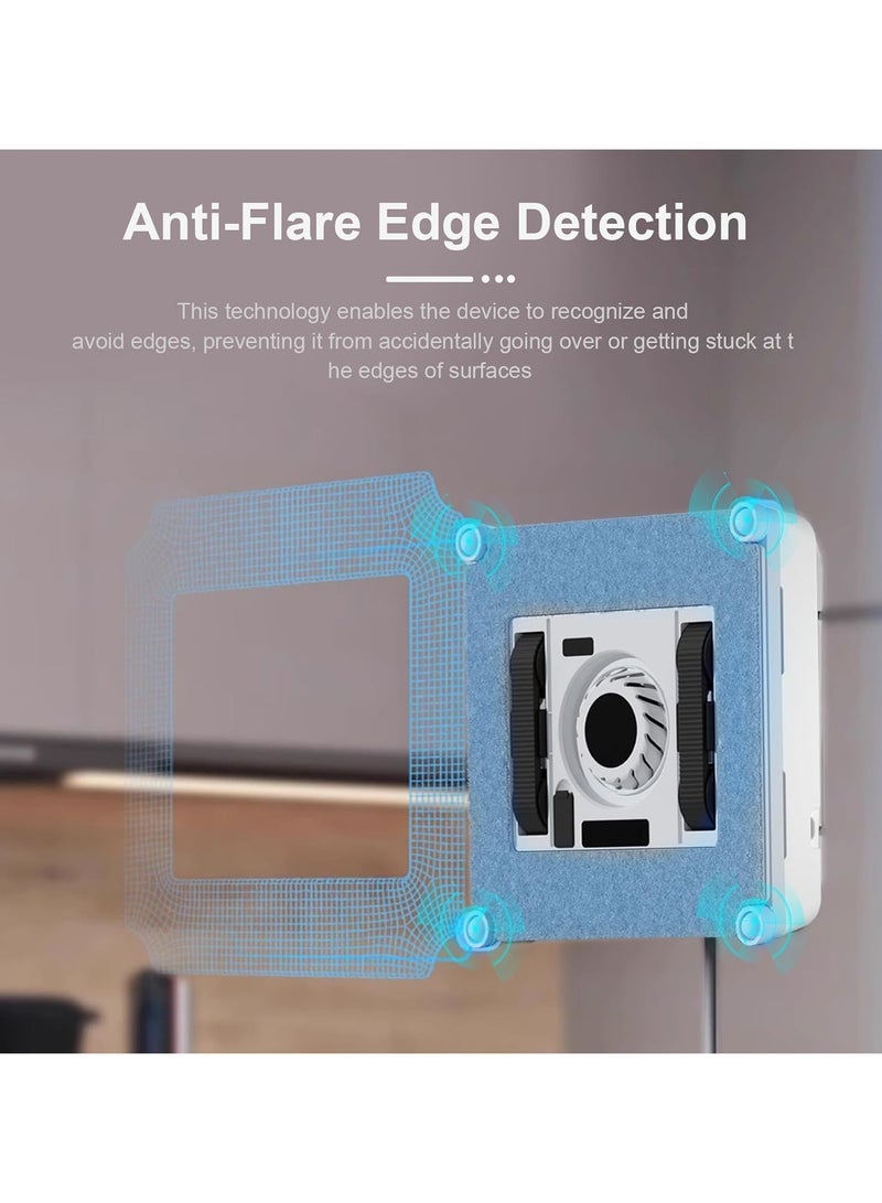 Window Cleaning Robot - Dual Water Spray, Remote Control, High Suction Power, Wet/Dry Cleaning, Indoor/Outdoor Use, Perfect for High-Rise Windows, Tiles, and Glass Doors  - Image 3