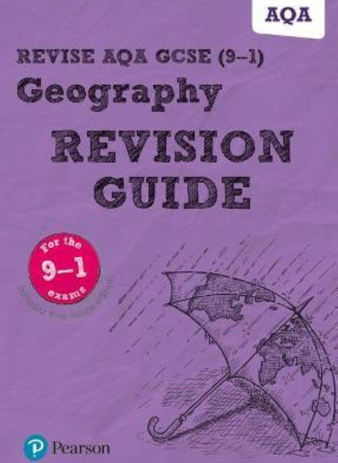 Pearson REVISE AQA GCSE Geography Revision Guide incl. online revision - for 2026, 2027 exams (Pearson Revise)