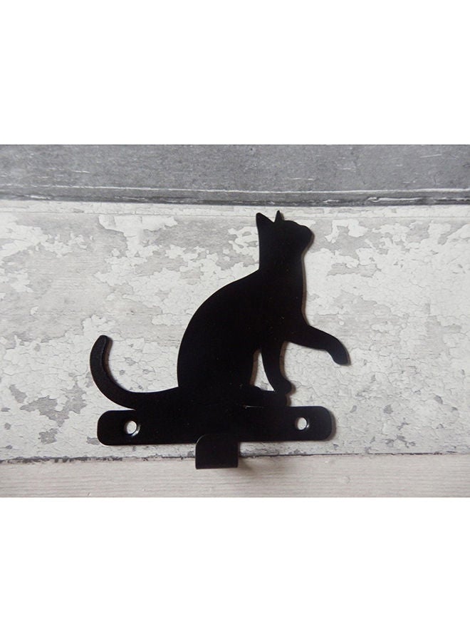 Set Of Three Cat Single Hooks Keys Wall Art - Image 3