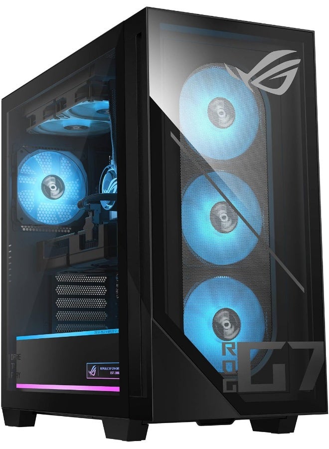 ASUS ROG G700 Gaming Desktop Intel Core Ultra 7 265F, 64GB DDR5, 1TB SSD, NVIDIA GeForce RTX 5060 8GB, Windows 11 Home, Liquid Cooler, black - Image 1