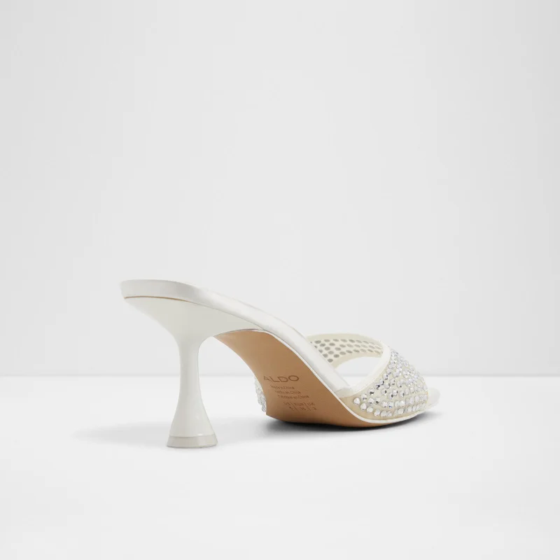 Aldo  AGATHA-IN White Women Dress Sandals for Women | Best Price UAE