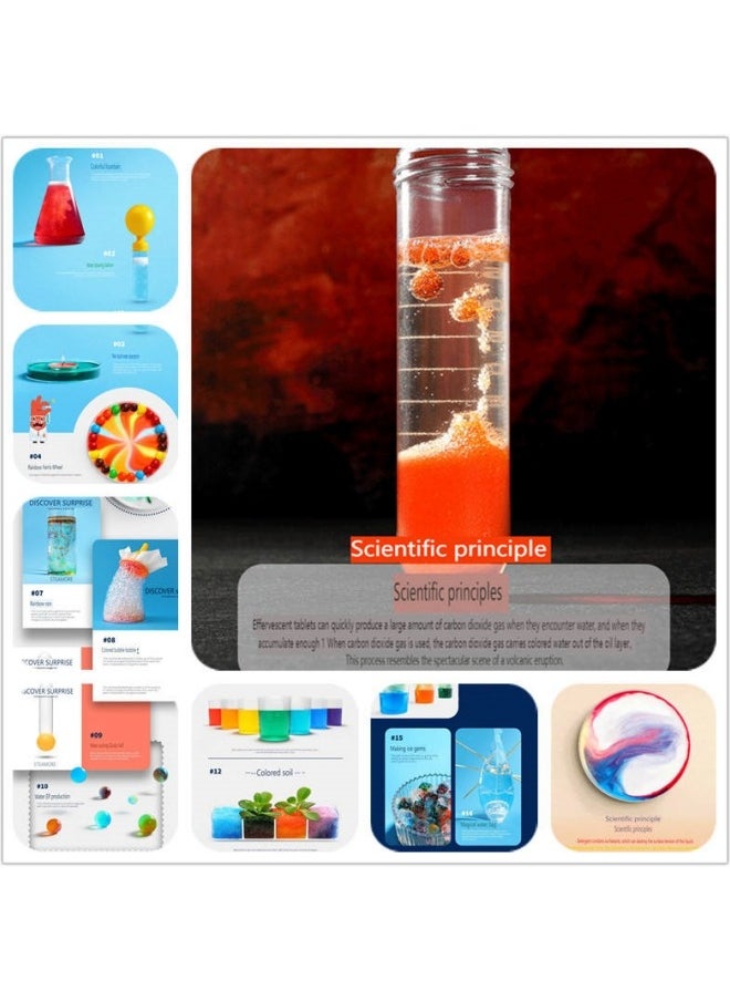STEM - 120 Experiments Science Kit for Kids with Lab Coat Chemistry Set STEM Toys Educational toys Learning Set - Image 1