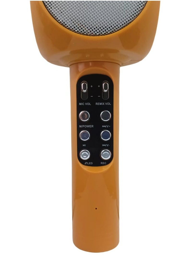Generic - Advanced Multifunctional Wireless Bluetooth Portable Karaoke Singing Microphone Speaker - Image 1