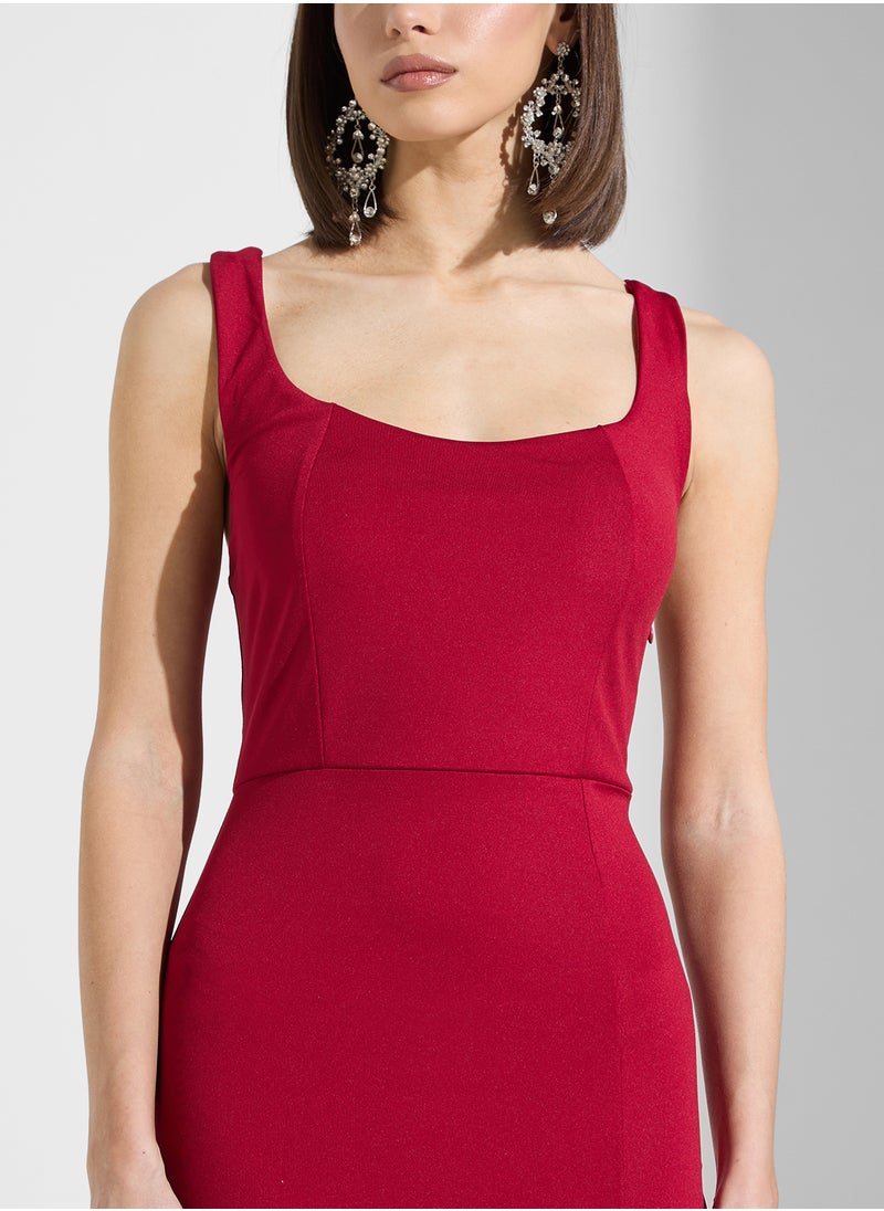 Ella Limited Edition - Mermaid Cut Dress With Back Tie Up - Image 1