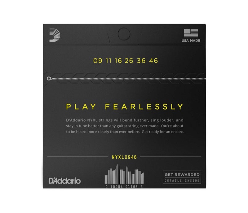 Daddario NYXL0946 Electric Guitar String Nickel Wound Super Light Top - Regular Bottom - 09-46 - Image 2