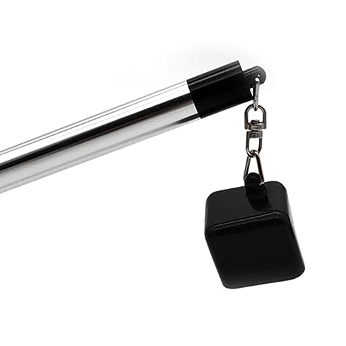 Scott Edward 2 in 1 Billiards Pool Chalk Holder Without Chalk, Portable Snooker Pool Cue Tip Pricker Tool, Billiard Cue Accessories Tool(Silvery) - Image 2