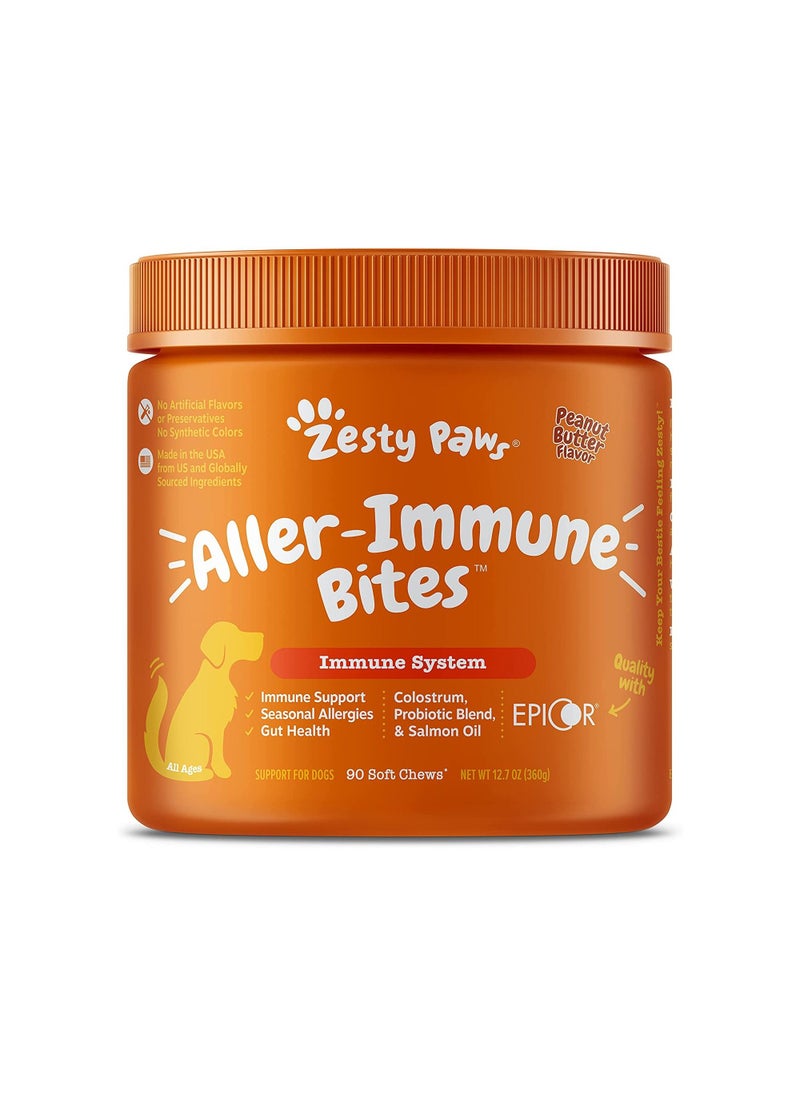 Zesty Paws peanut flavor for dogs 