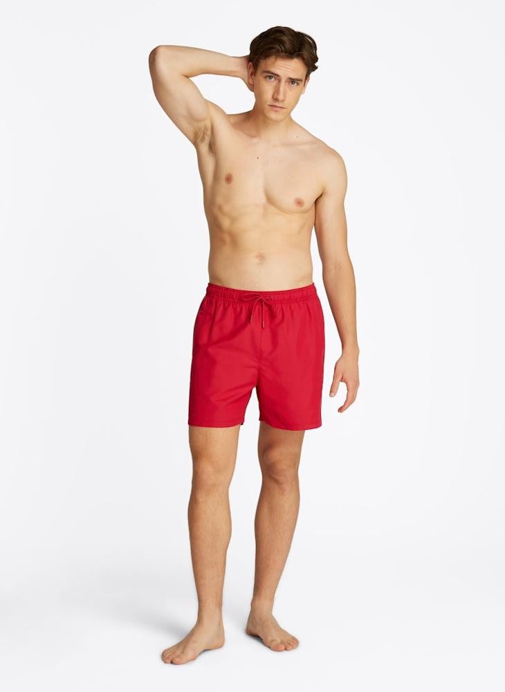 TOMMY HILFIGER Medium Length Drawstring Swim Trunks  - Image 4